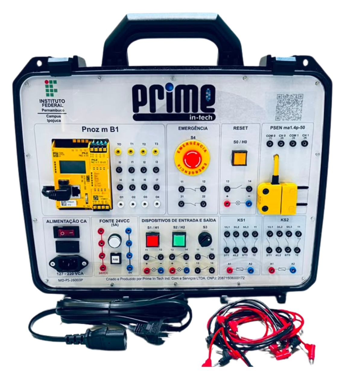 Kit Didático de Segurança Pilz MD-PS-26003P
