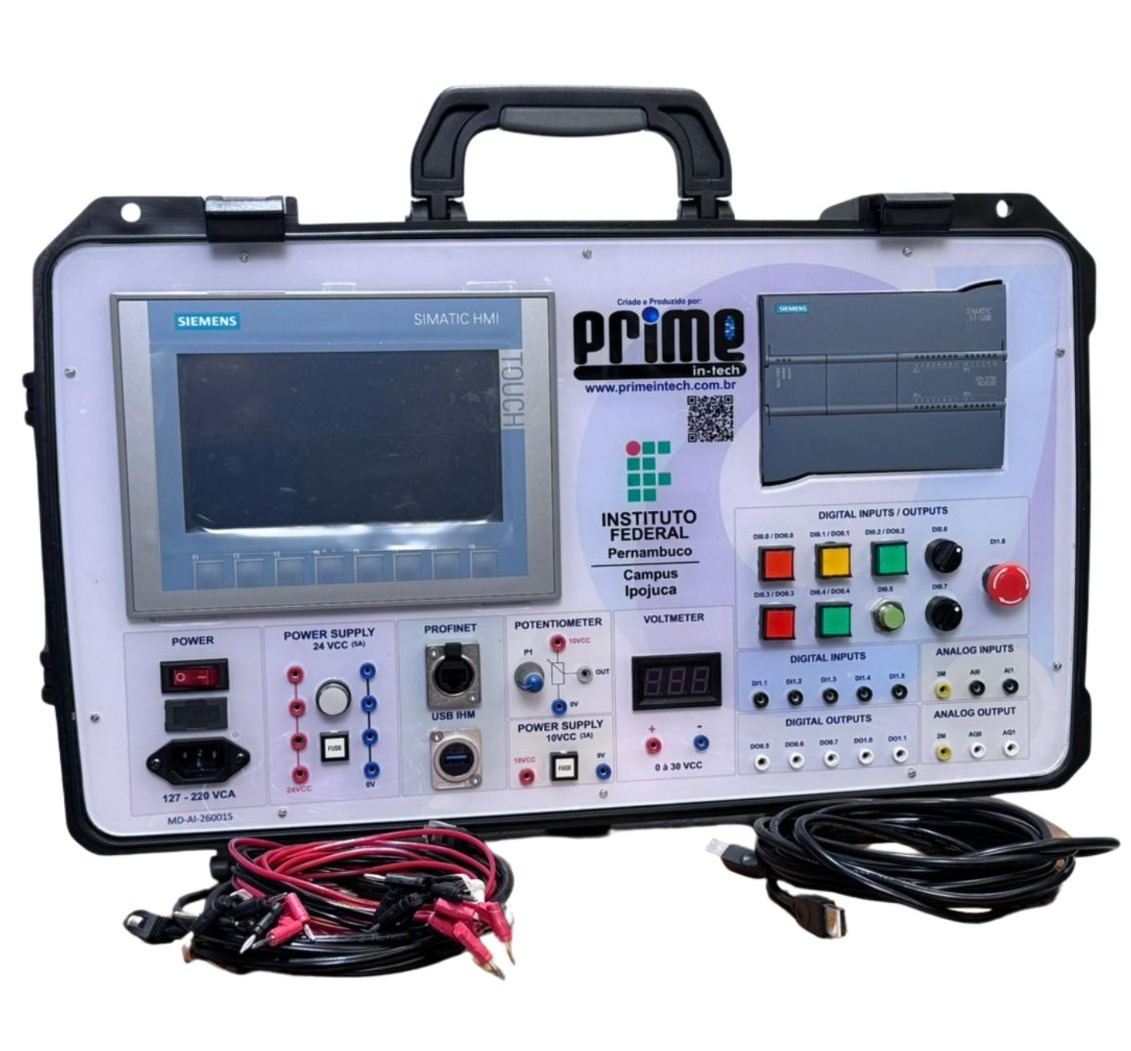 Kit Didático PLC e IHM Siemens MD-AI-26001S