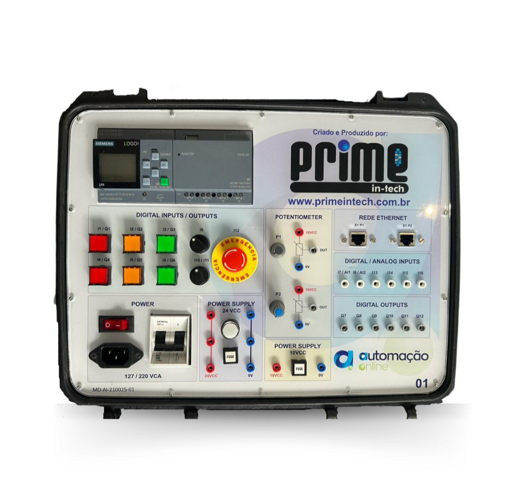 Kit Didático MD-AI-21002S-01 PLC LOGO! + Expansão